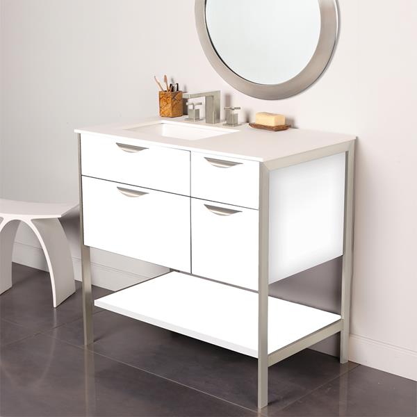 Lacava - Navi Cabinet Of Free Standing Under-Counter Vanity With Three Drawers