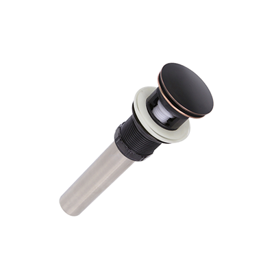 Nantucket Sinks - Oil Rubbed Bronze Finish Umbrella Drain With Overflow
