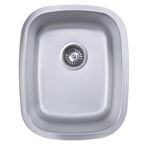 Nantucket Sinks - Quidnet Rectangle Undermount Stainless Steel Bar/Prep Sink, 18 Gauge