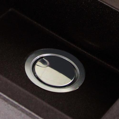 Nantucket Sinks - Chrome Flip Top Crumb Cup Kitchen Drain