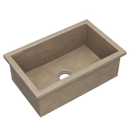 Native Trails - Pacifica 30-Inch Concrete Kitchen Sink