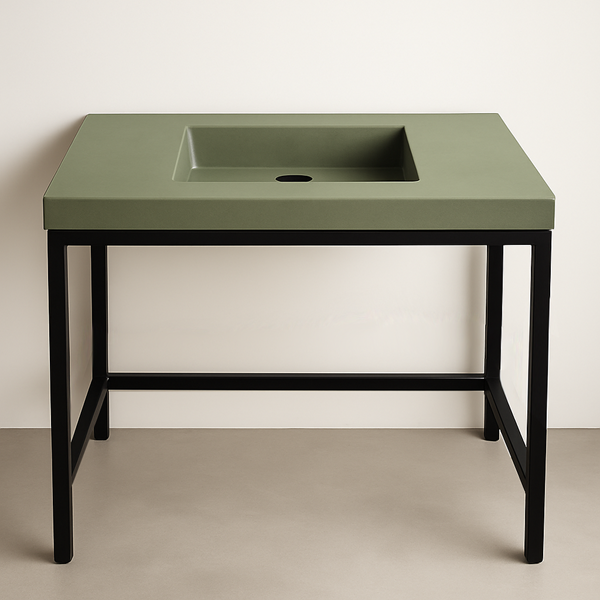 Lacava - Newterra Floor-Standing Stainless Steel Console Stand For Ada-Compliant Installation