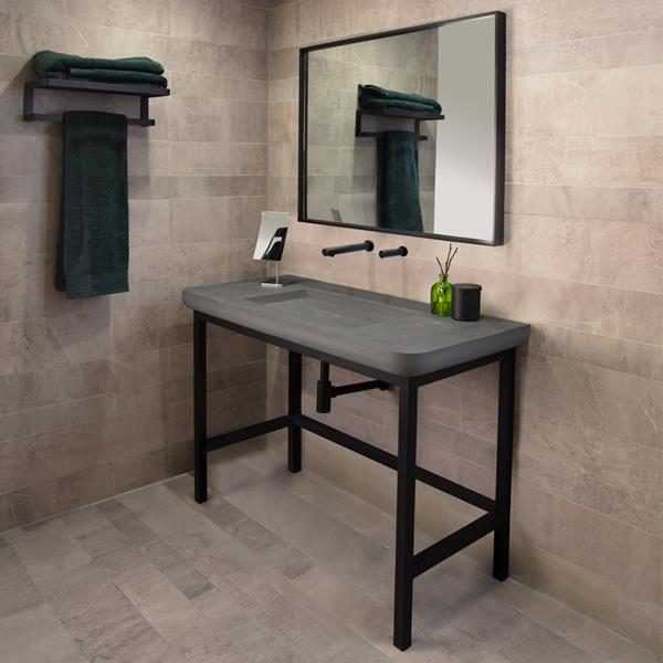 Lacava - Newterra Floor-Standing Metal Console Stand For Ada-Compliant Installation