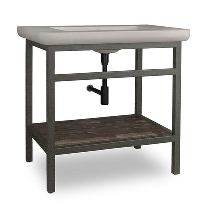 Lacava - Newterra Floor-Standing Metal Console Stand Made Of Stainless Steel