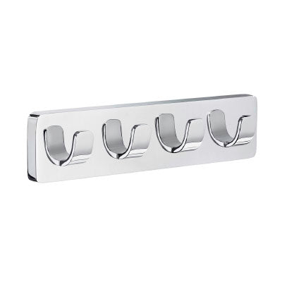 Smedbo - Ice Quadruple Towel Hook In Polished Chrome.