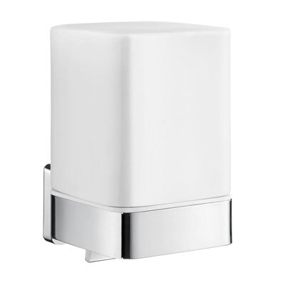 Smedbo - Ice Holder With Soap Dispenser, Polished Chrome With Dispenser In Porcelain