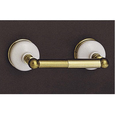 Strom Living - Porcelain & Brass Toilet Paper Holder