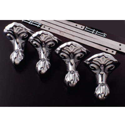 Strom Living - Tub Legs, Set Of 4, 9 1/2 Inch H,Tub Sits 6 Inch From Floor