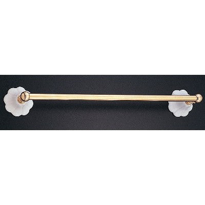 Strom Living - 18 Inch Fluted Porcelain Towel Bar