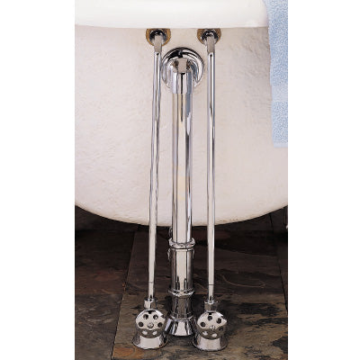 Strom Living - Left & Right Leg Tub Supply Set,Single Offset 1/2 In Od Tubing, Centers Variable.