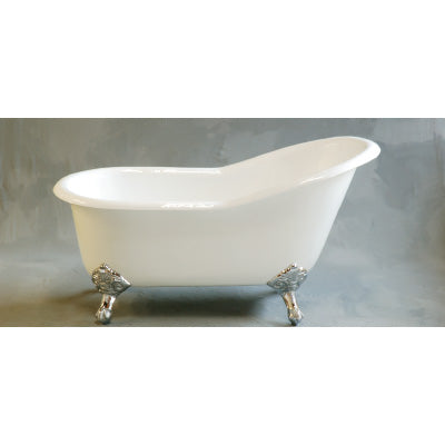 Strom Living - The Lucerne 5' Cast Iron Slipper Tub On Selected Finish Legs