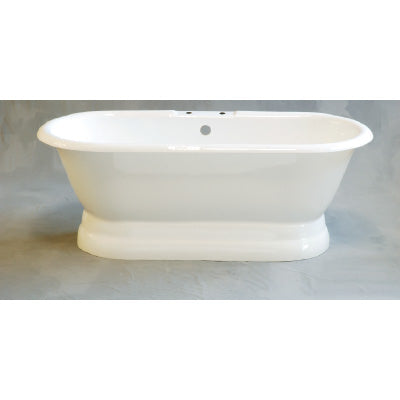 Strom Living - The Lagoon 5 1/2' Cast Iron Dual Tub On Pedestal