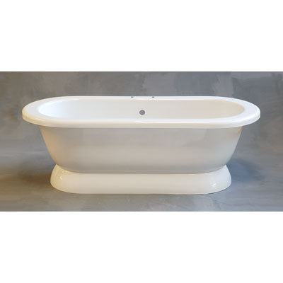Strom Living - The Mammoth 75 Inch Acrylic Dual Tub On Pedestal