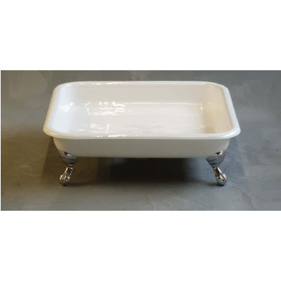 Strom Living - The Panorama 42 Inch Cast Iron Shower Pan On Selected Finish Legs