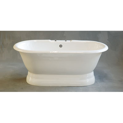 Strom Living - The Peninsula 5' Cast Iron Dual Tub On Pedestal