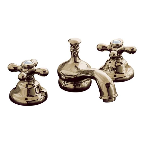 Strom Living - Sacramento Widespread Lavatory Faucet Set with Cross Handles