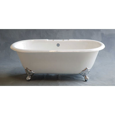 Strom Living - The Mendocino 5' Cast Iron Dual Tub On Selected Finish Legs