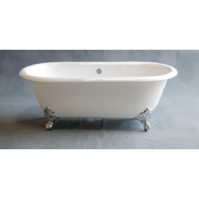 Strom Living - The Mendocino 5' Cast Iron Dual Tub On Selected Finish Legs
