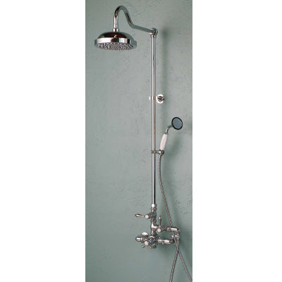 Strom Living - Exposed Thermostatic Shower Set with Handheld Shower - 48 Inch Raiser