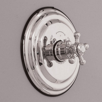 Strom Living - Thermostatic Control Valve With Round Plate, 7 3/4 Inch Dia.