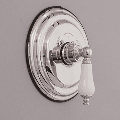 Strom Living - Thermostatic Control Valve With Round Plate 7 3/4 Inch Dia