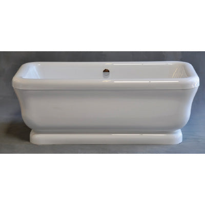 Strom Living - The Solitude 70 Inch Acrylic Tub, Without Faucet Holes.