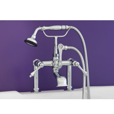 Strom Living - Deck Mount Faucet, 7 Inch Ctrs,7 Inch Spout Extension