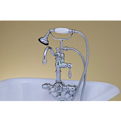 Strom Living - Leg Tub Thermostatic Tub Filler With Hand Held Shower