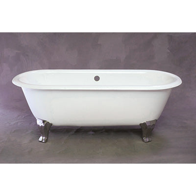 Strom Living - The Aberdeen 5 1/2' Cast Iron Dual Tub On Deco Style Legs On Selected Finish
