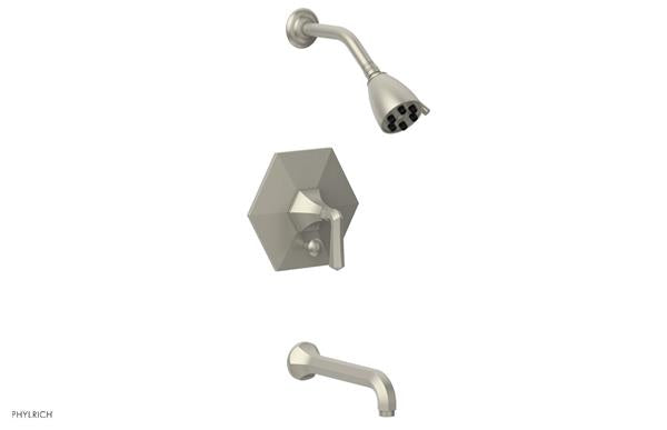 Phylrich - Le Verre La Crosse Pressure Balance Tub and Shower Set Trim - Lever Handle