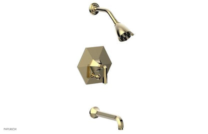 Phylrich - Le Verre La Crosse Pressure Balance Tub and Shower Set Trim - Lever Handle