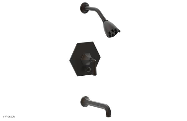 Phylrich - Le Verre La Crosse Pressure Balance Tub and Shower Set Trim - Lever Handle