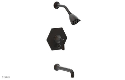 Phylrich - Le Verre La Crosse Pressure Balance Tub and Shower Set Trim - Lever Handle