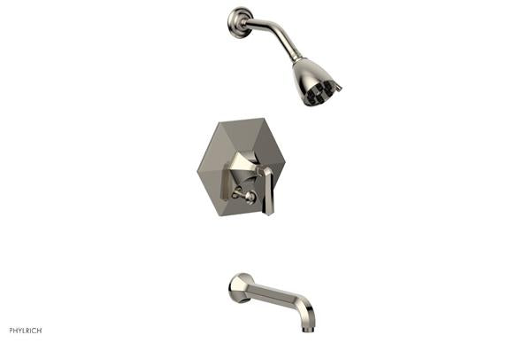 Phylrich - Le Verre La Crosse Pressure Balance Tub and Shower Set Trim - Lever Handle