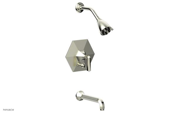 Phylrich - Le Verre La Crosse Pressure Balance Tub and Shower Set Trim - Lever Handle