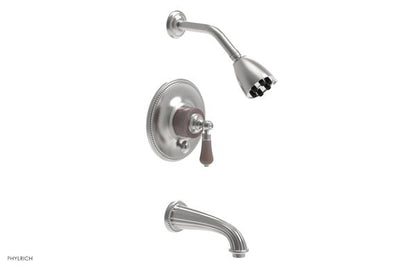 Phylrich - Regent Pressure Balance Tub and Shower Set Trim Only - Pink Onyx Handle