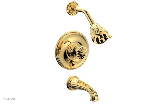 Phylrich - Georgian & Barcelona Pressure Balance Tub and Shower Set