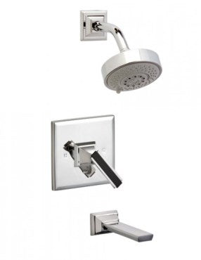 Phylrich - Pressure Balance Tub and Shower Set - Split Finish or Solid Metal Lever - Trim Only