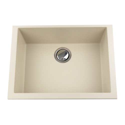Nantucket Sinks - Small Single Bowl Undermount Granite Composite Sand