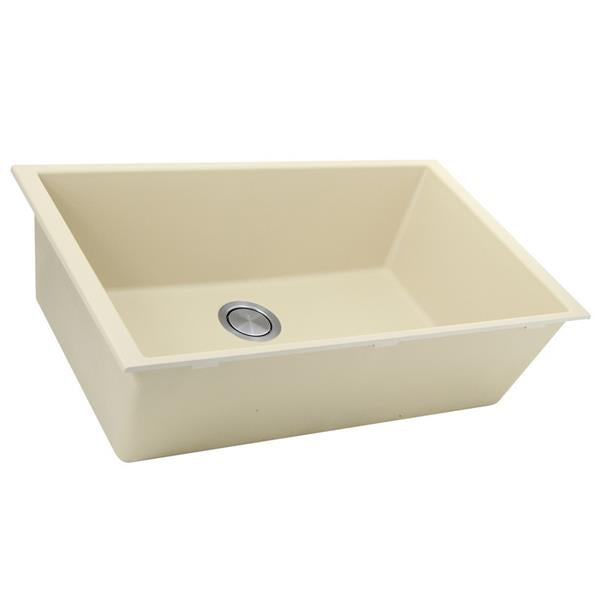 Nantucket Sinks - 33-Inch Undermount Granite Composite Sink In Sand