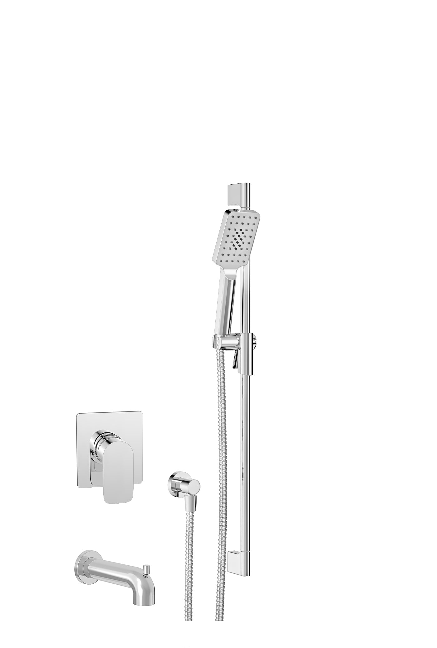 Baril - Petite B04 Trim only for pressure-balanced shower kit