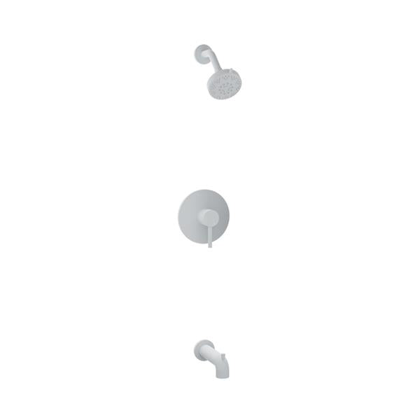 Baril - Zip B66 Complete pressure balanced tub/shower kit