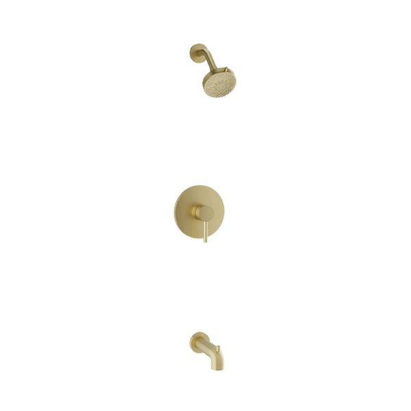Baril - Zip B66 Complete pressure balanced tub/shower kit