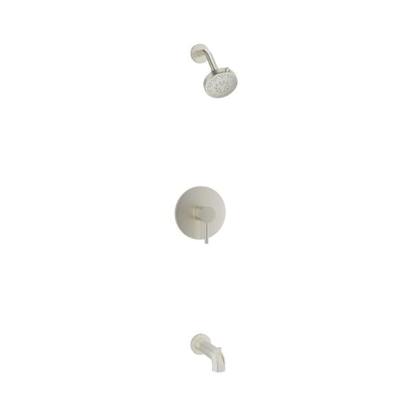 Baril - Zip B66 Complete pressure balanced tub/shower kit