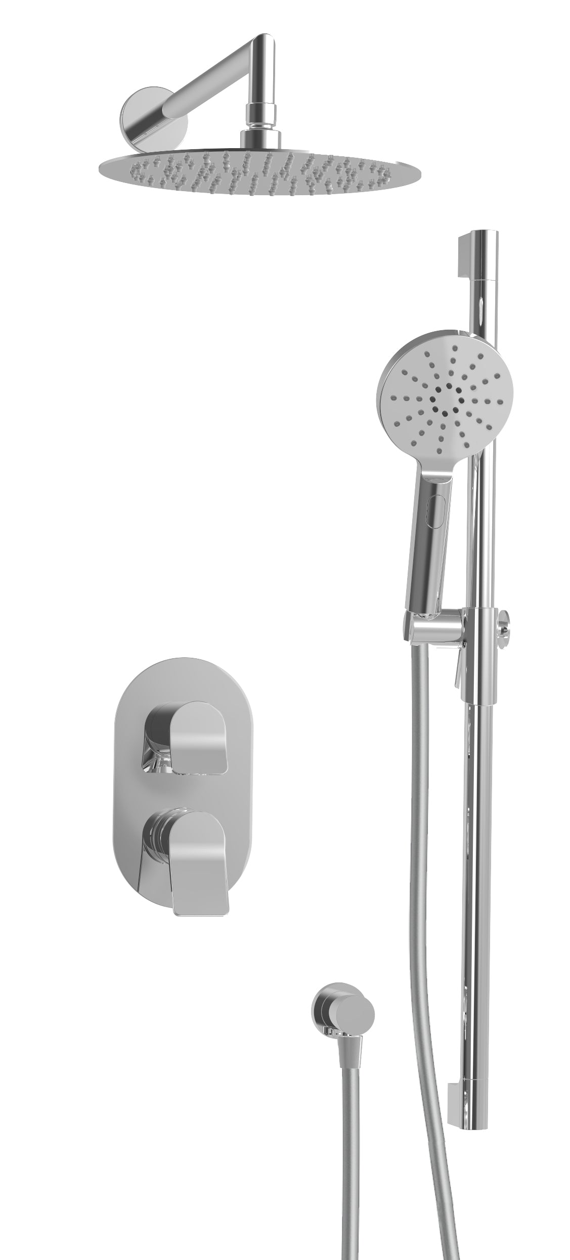 Baril - Profile B46 Trim only for pressure-balanced shower kit