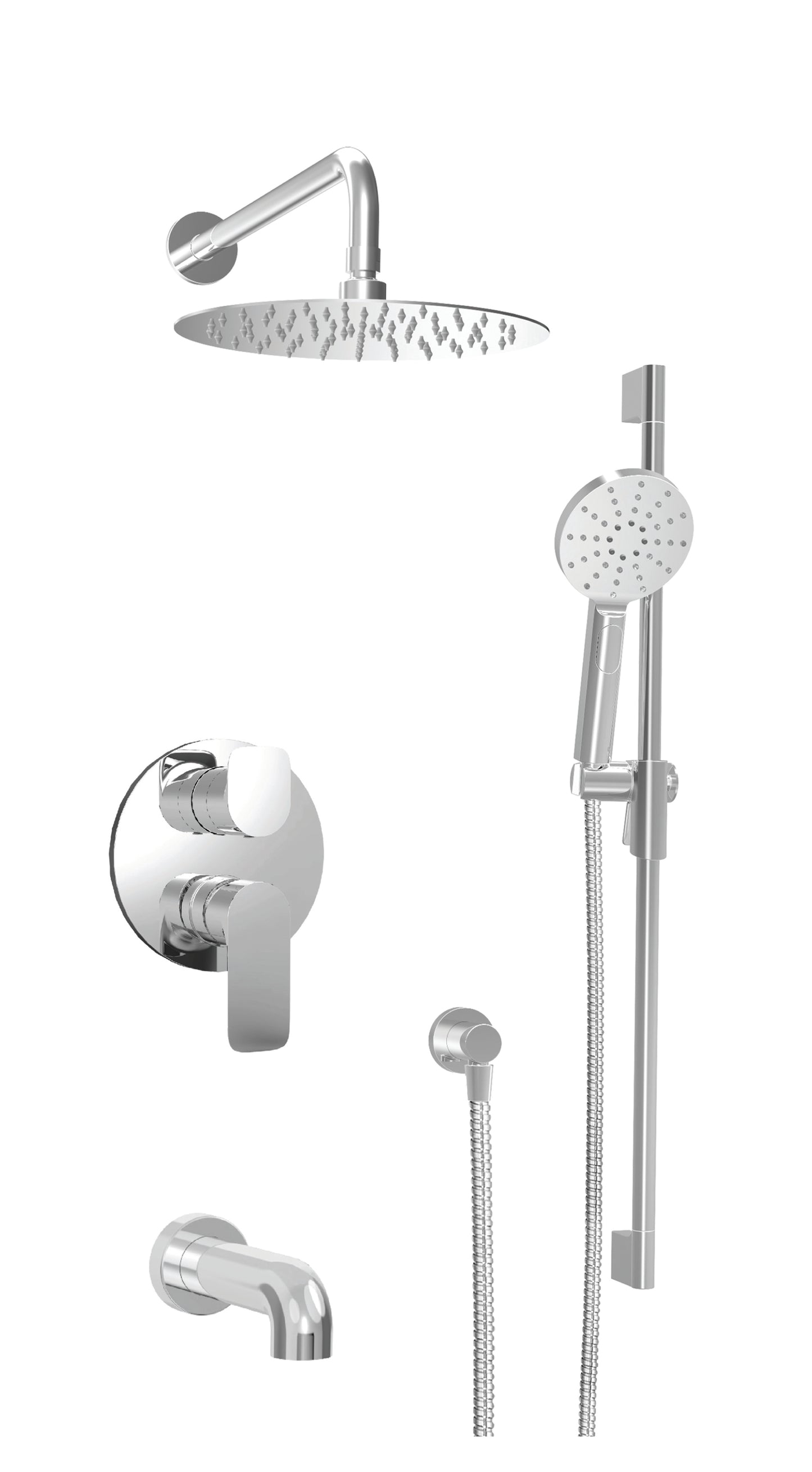 Baril - Sens B45 Trim only for pressure-balanced shower kit