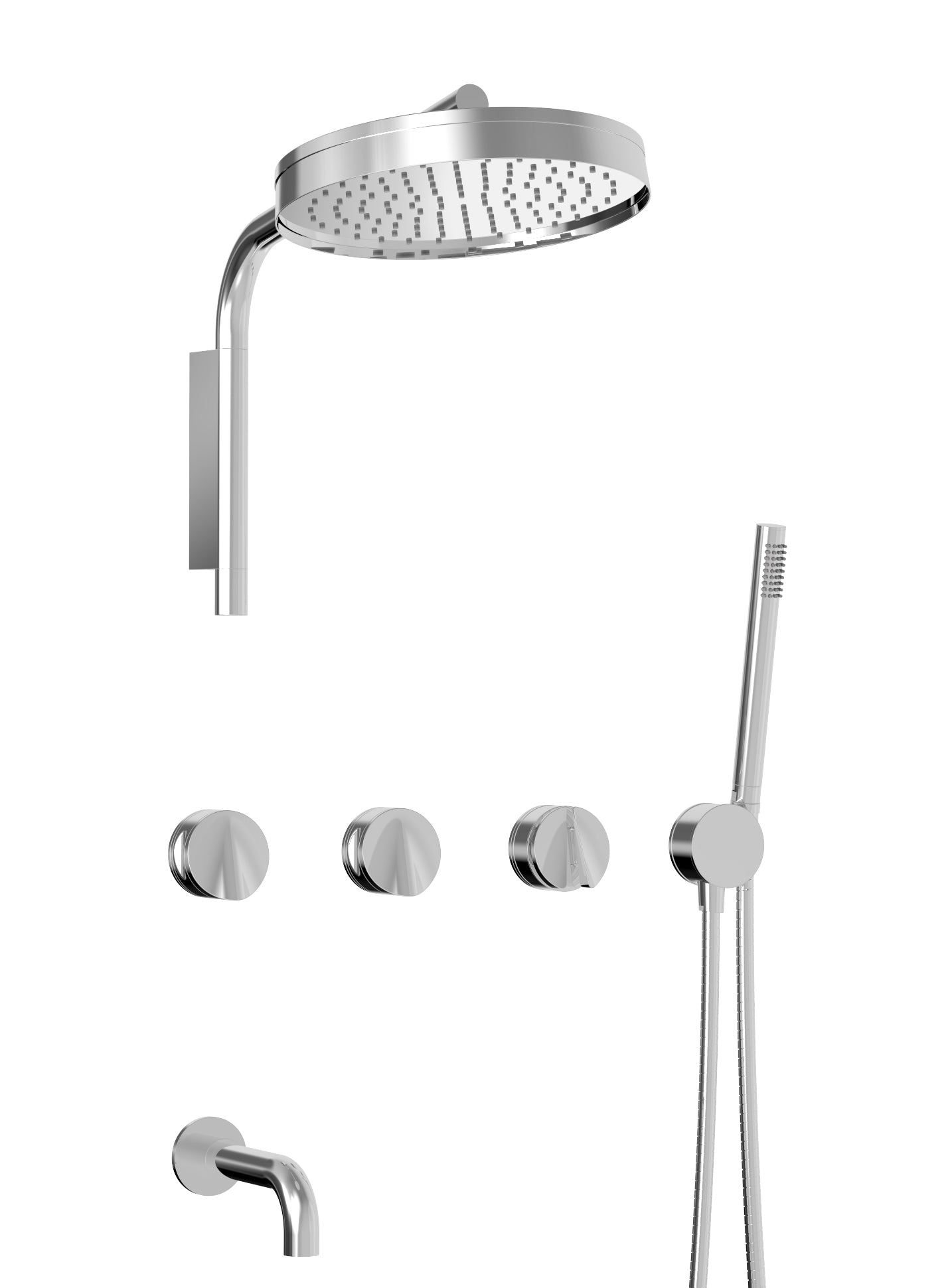 Baril - Flora B47 Complete thermostatic shower kit