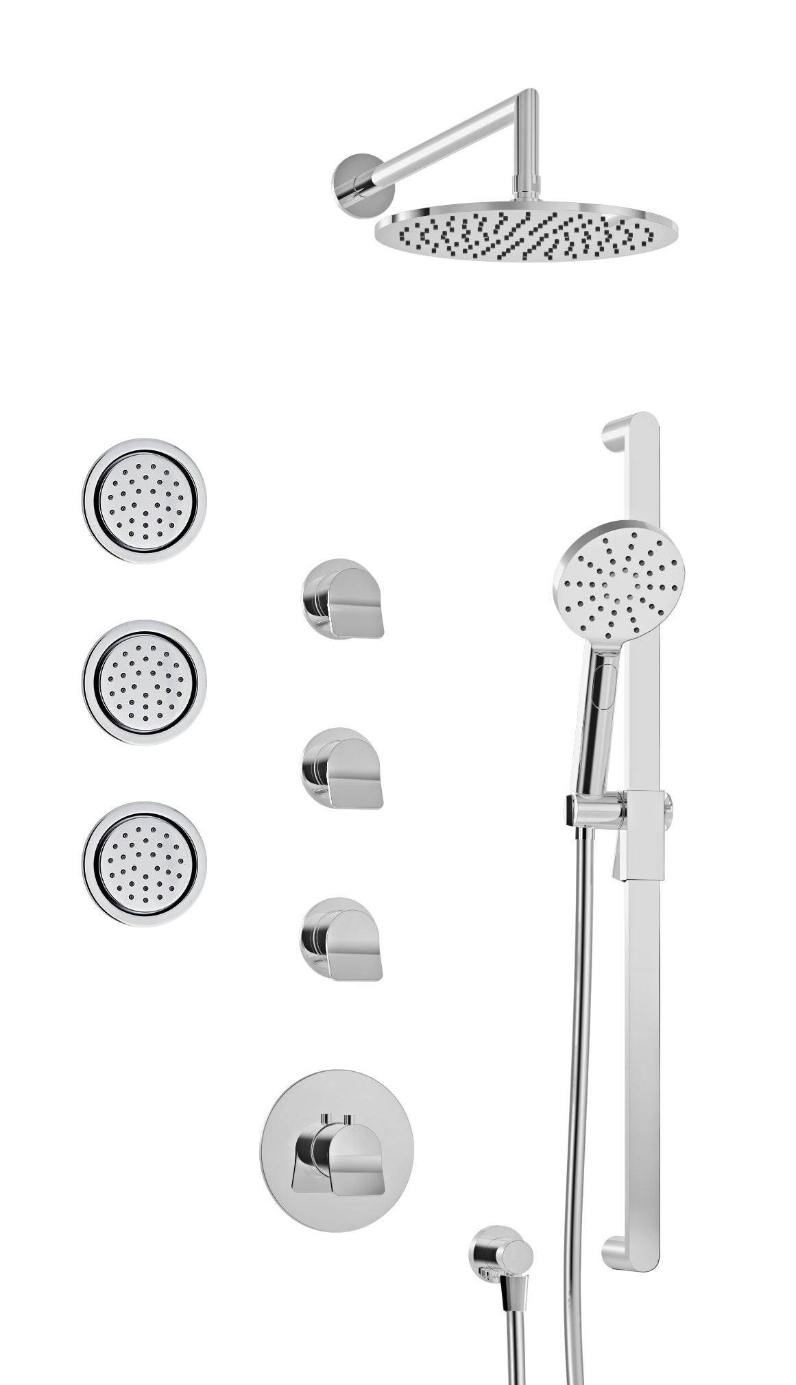 Baril - Profile B46 Trim only for thermostatic shower kit