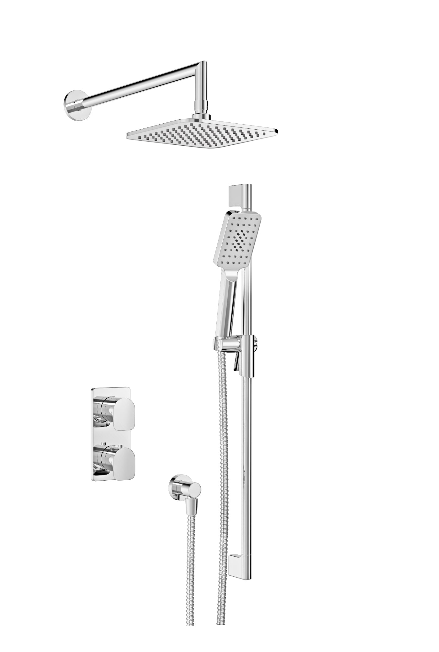 Baril - Petite B04 Trim only for thermostatic pressure balanced shower kit