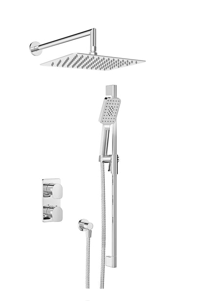 Baril - Petite B04 Complete thermostatic pressure balanced shower kit